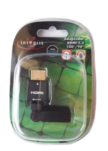 adaptador hdmi 1.4 180# / 90# graus integris k95