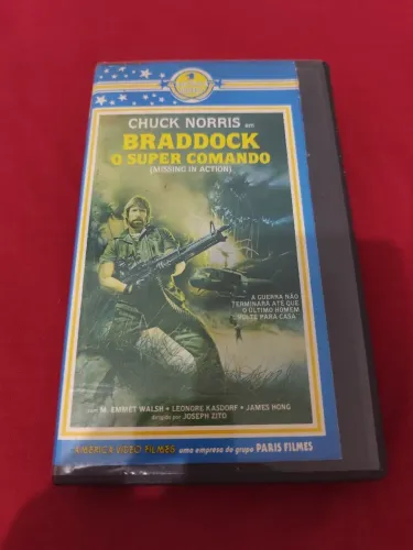 VHS Chuck Norris - Braddock - O Super Comando (Missing in Action)