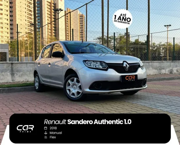 Renault Sandero Authentique Flex 1.0 12V 5P 2018