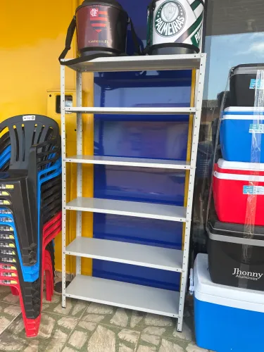 ESTANTE DE AÇO 6 PRATELHEIRA