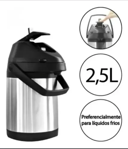Garrafa termica de Inox frio e quente  2.5l  nova entregamos 
