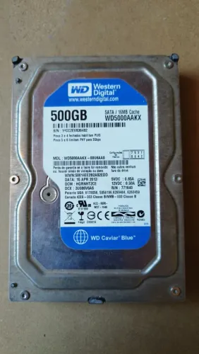 HD Western Digital 500GB - WD5000AAKX - Caviar Blue