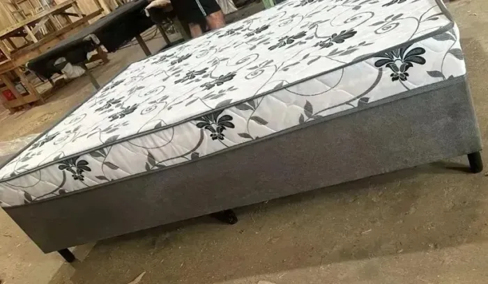 Cama Box Acoplado de Casal Balck medida 138x188 .NOVA.