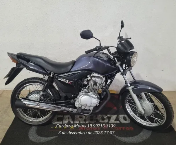 HONDA CG 150 FAN ESI 2012 CINZA