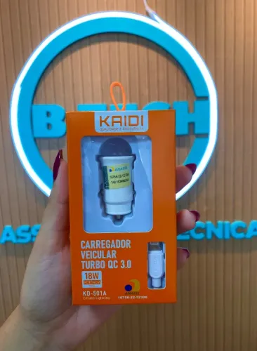 Carregador Veicular Lightning