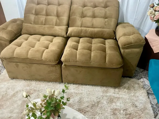 SOFÁ NOVO! Faço a entrega grátis!