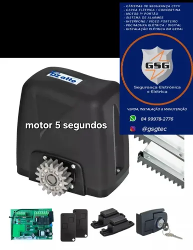 Motor para Portão Automático DZatto - 5 Segundos