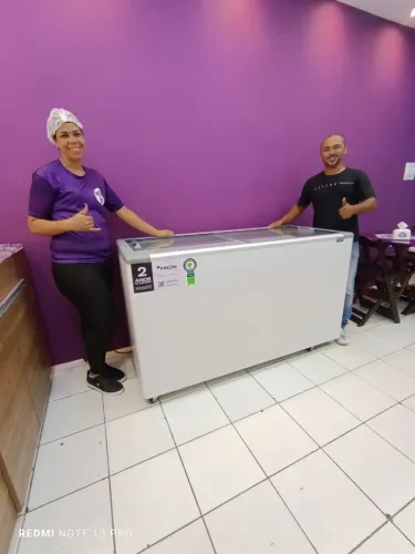 FREEZER HORIZONTAL DUPLA AÇÃO 503 LITROS TAMPO DE VIDRO FRICON 
