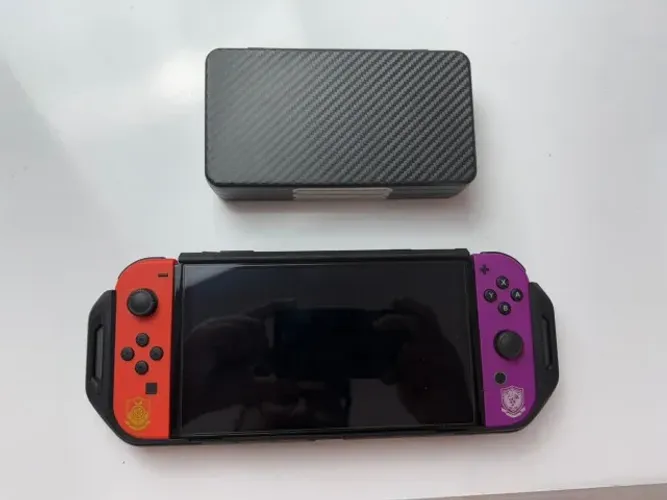 Switch OLED Pokémon + 3 Jogos e Acessorios BLOQUEADO