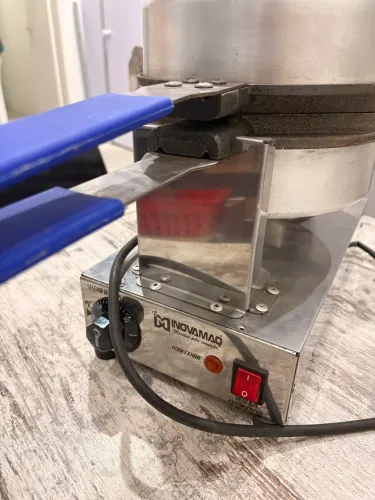Máquina de Bubble waffle