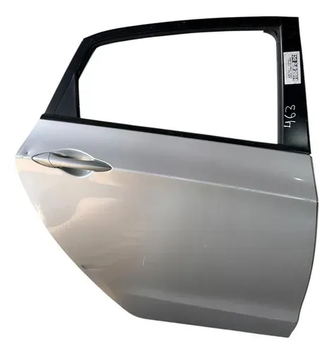 Porta I30 2015/2016 Traseira Direita Prata Avariada
