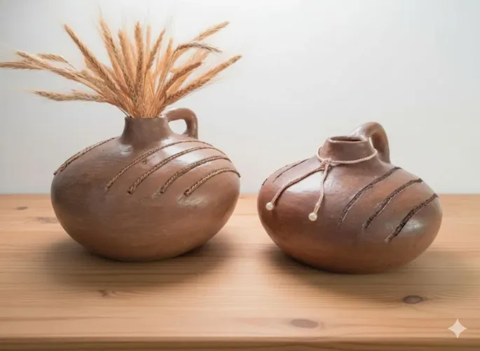 Vasos embu das Artes o par!