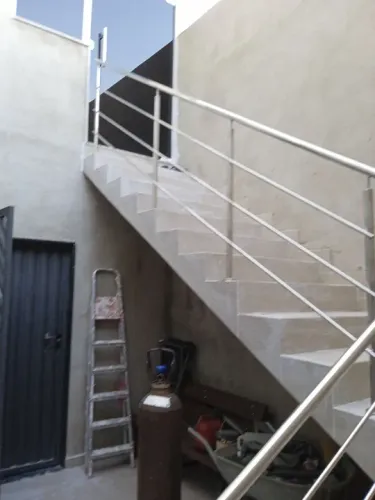Inox corrimão bancadas coifas