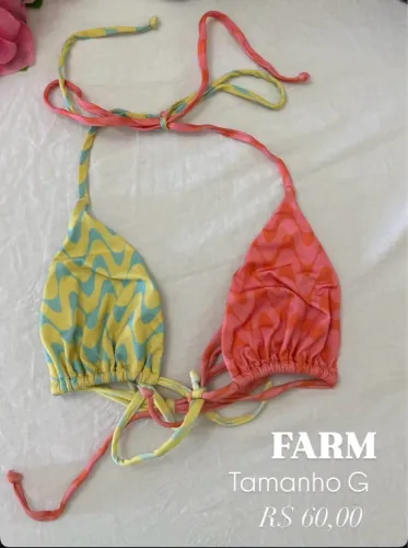Top Farm Amarração Estampado Casa Na Praia