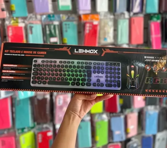 Kit Teclado e Mouse Gamer LED - LehmoX