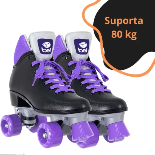 Patins Quad Retrô Classico 4 Rodas. Tamanho 34