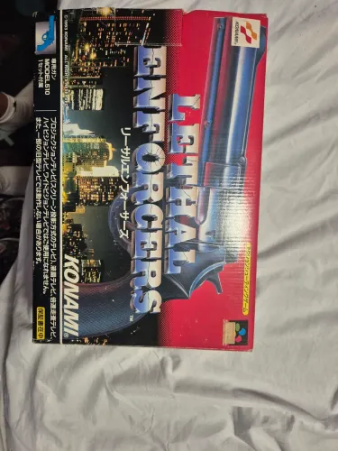 Lethal Enforcers Super Famicom JP - Kit Completo