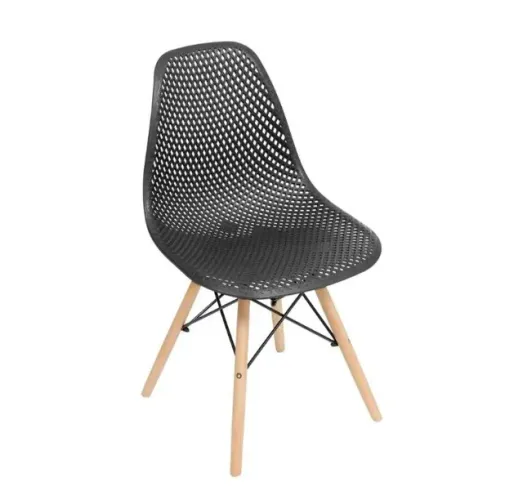 Cadeira Eames Pés Palito Madeira Maciça (FAZEMOS ENTREGA DF E ENTORNO)