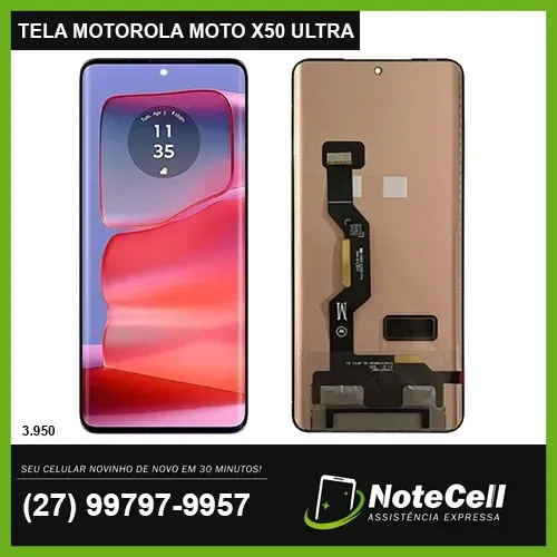Tela Display Para Moto X50 Ultra Original Oled 3.950A- Instalação Expressa Em 30 Minutos!