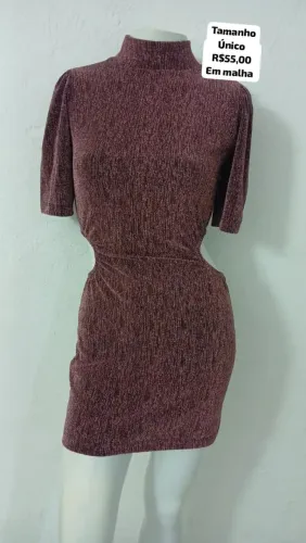 Vestido Feminino em Malha - Tamanho Único