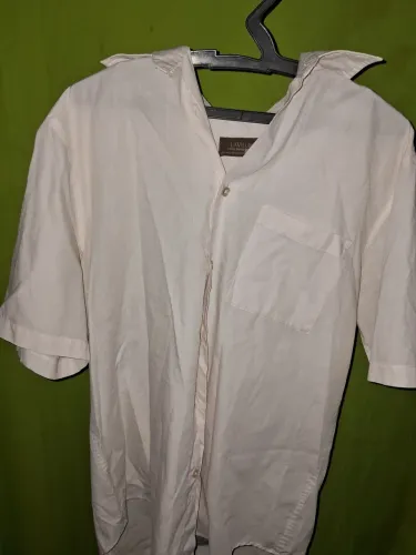 Camisa social branca masculina