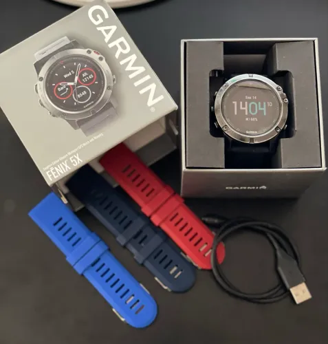 Relógio Garmin Fênix 5 - Sapphire