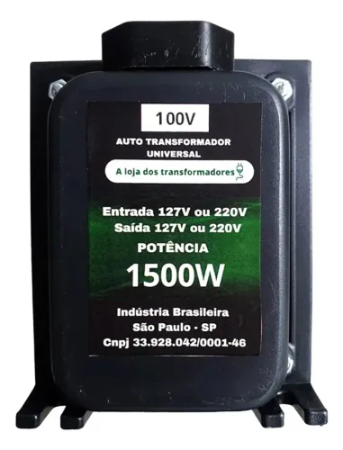 Transformador 220v Para 100v Panela Elétrica Japonesa de Arroz (suihanki) 1500w