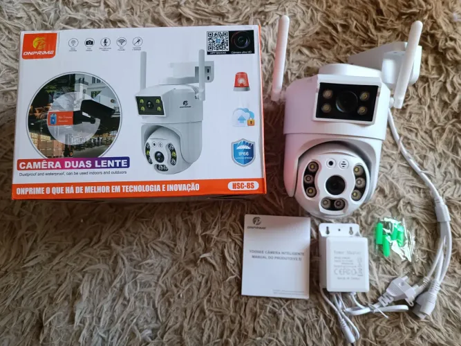 Câmera de Segurança Externa Duas Lentes Onprime HSC-8S