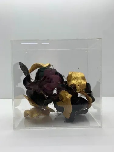 Caixa de Acrílico com Flores Secas - I