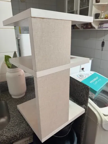 Estante de 3 Prateleiras Branca - Ideal para Organizar