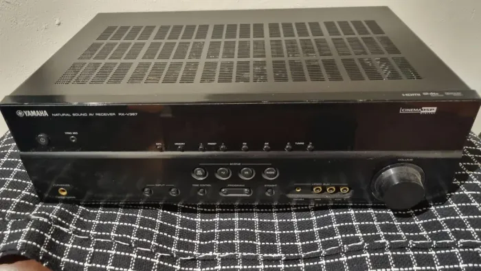 Receiver Yamaha com caixas mission inglesas e sub sony