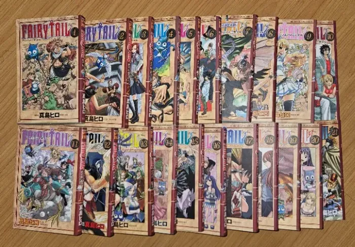 Fairy Tail - 21 Volumes - Mangás em Japonês