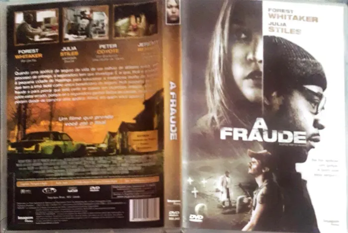 DVD do filme "A Fraude" (título original: "A Little Trip to Heaven"). 