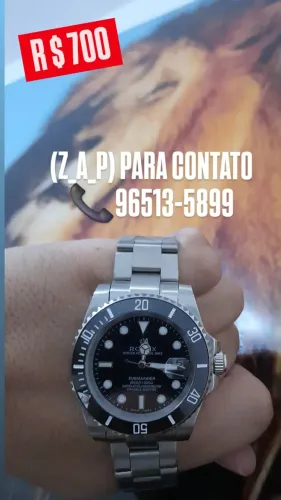 Relógio ROLEX SUBMARINER AUTOMÁTICO DISPONÍVEL