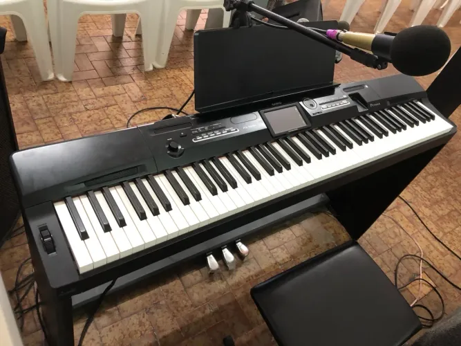 Piano Digital Privia Px 360 +estante Original + Pedal Tripo