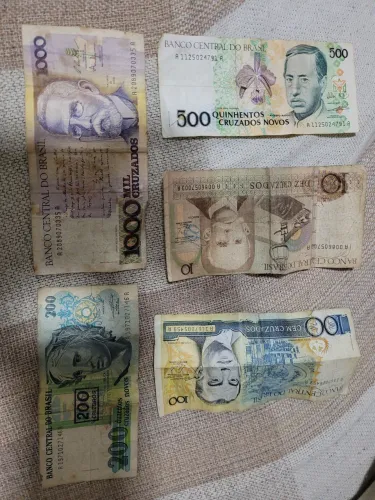 Cédulas antigas brasileiras Região do ABC - São Paulo.