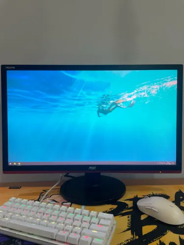 Monitor AOC SNIPER G2460VQ6 75Hz - 1ms - freesync - seminovo