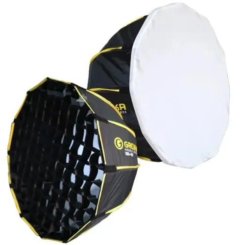 Softbox 60cm Com Grid Greika Montagem Rápida Bowens 110v/220v