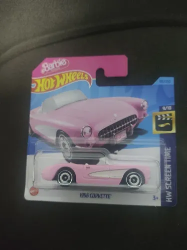 Hot Wheels Barbie 1956 Corvette (cartela curta) 