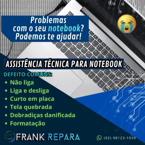 Conserto de Notebook - Assistencia Tecnica