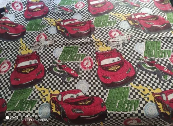 Colcha dos  Carros Relâmpago McQueen