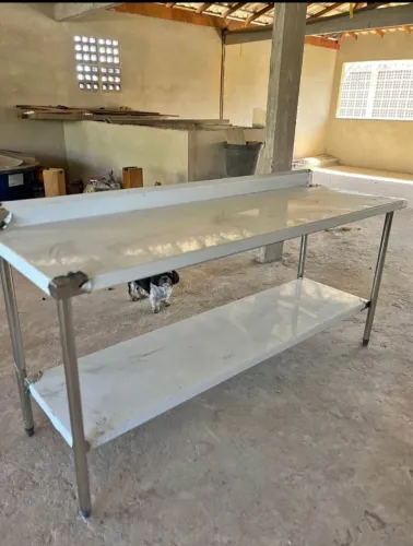 Venodo bancada de inox