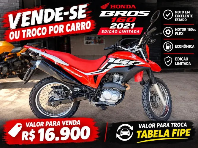 Vendo ou troco por carro Broz 160 ano 2021edicao especial