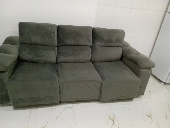 Sofá retrátil 3 lugares