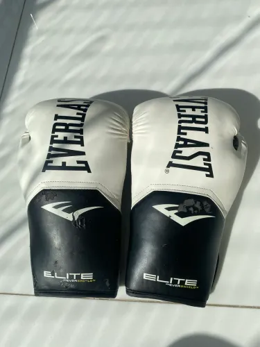 Luva Boxe Elite ProStyle Everlast 12oz (C/ Detalhes)