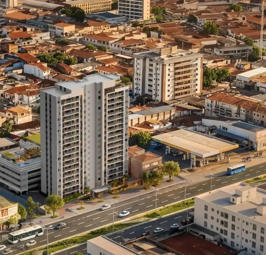 Apto de 49m²,2 quartos, lazer completo, em frente ao North shopping e ao lado da UFCk