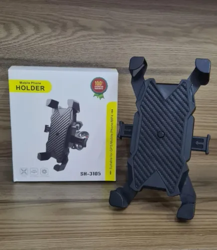 Suporte de Celular para moto com ajuste automático