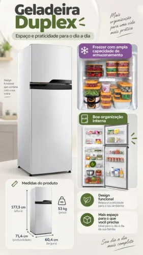 Geladeira continental 380L