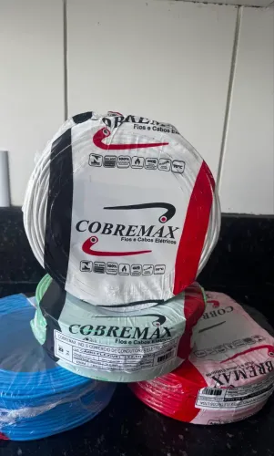 fio eletrico cabo 2,5 mm cobremax rolo 100 mt