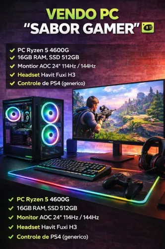 Vendo PC gamer 